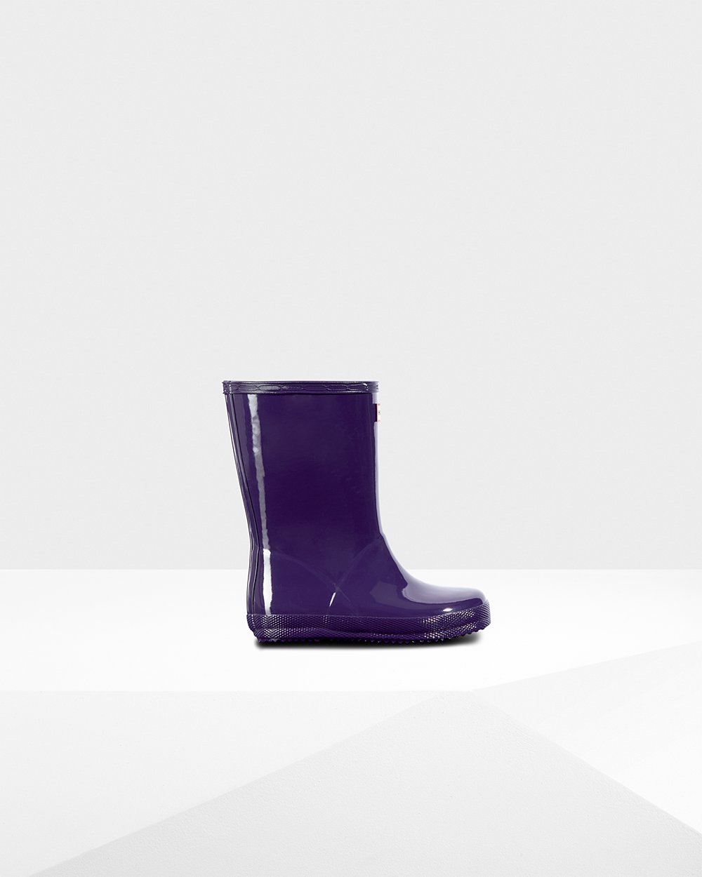 Botas De Agua Hunter Niños Original First Classic Gloss - Azules Moradas - Argentina 0629ETJMP